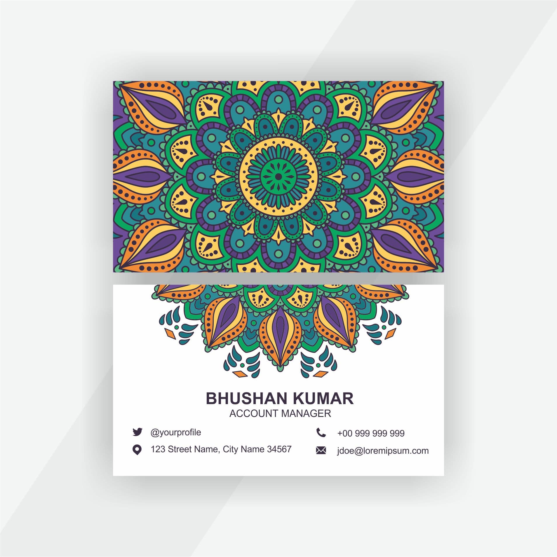 Visiting Cards Background